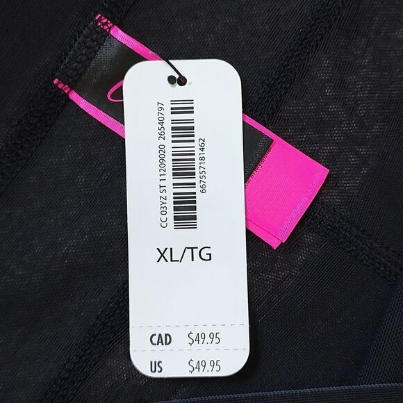 New With Tags La Senza Size XL High Waist Shaping Black G-String - Picture 9 of 11